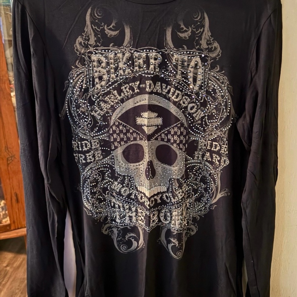 Harley-Davidson Black Graphic Women’s Shirt